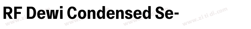 RF Dewi Condensed Se字体转换